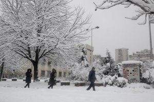 Bosna Hersek'te kar hayatı olumsuz etkiledi