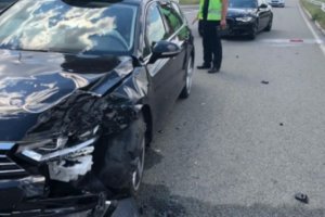 Gurbetçi aile kaza yaptı