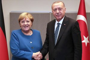 Başkan Erdoğan ile Başbakan Merkel ile Libya ve Suriye'yi görüştü