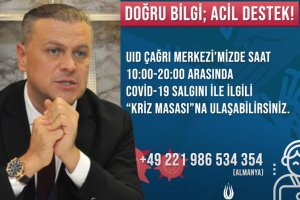 UID, Covid-19’a karşı kriz masası kurdu