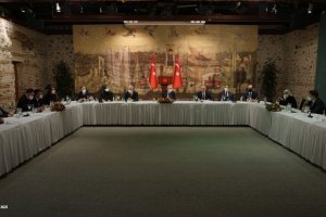 Cumhurbaşkanı Erdoğan, UID Başkanı Köksal Kuş ve MKYK üyelerini kabul etti 