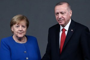 Cumhurbaşkanı Erdoğan, Almanya Başbakanı Merkel ile görüştü