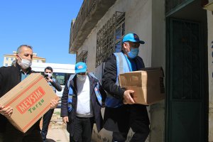 DİTİB, Kilis'te ihtiyaç sahibi yetim ve yoksul 600 aileye ramazan paketi dağıttı