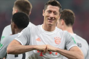 Bayern Münihli Lewandowski Avrupa'nın en golcü futbolcu