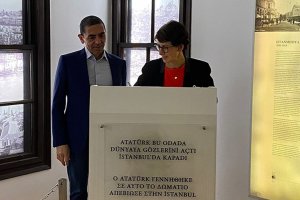  BioNTech'in kurucuları Şahin ve Türeci, Selanik'te Atatürk Evi'ni ziyaret etti