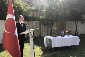 Lübnan'da Ermeni terör örgütü ASALA'nın şehit ettiği Türk diplomat anıldı