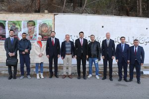 YTB heyeti, Bayırbucak Türkmen Bölgesini ziyaret etti