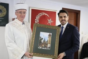 YTB Başkanı Eren'den, İskeçe Müftüsü Trampa’ya ziyaret 