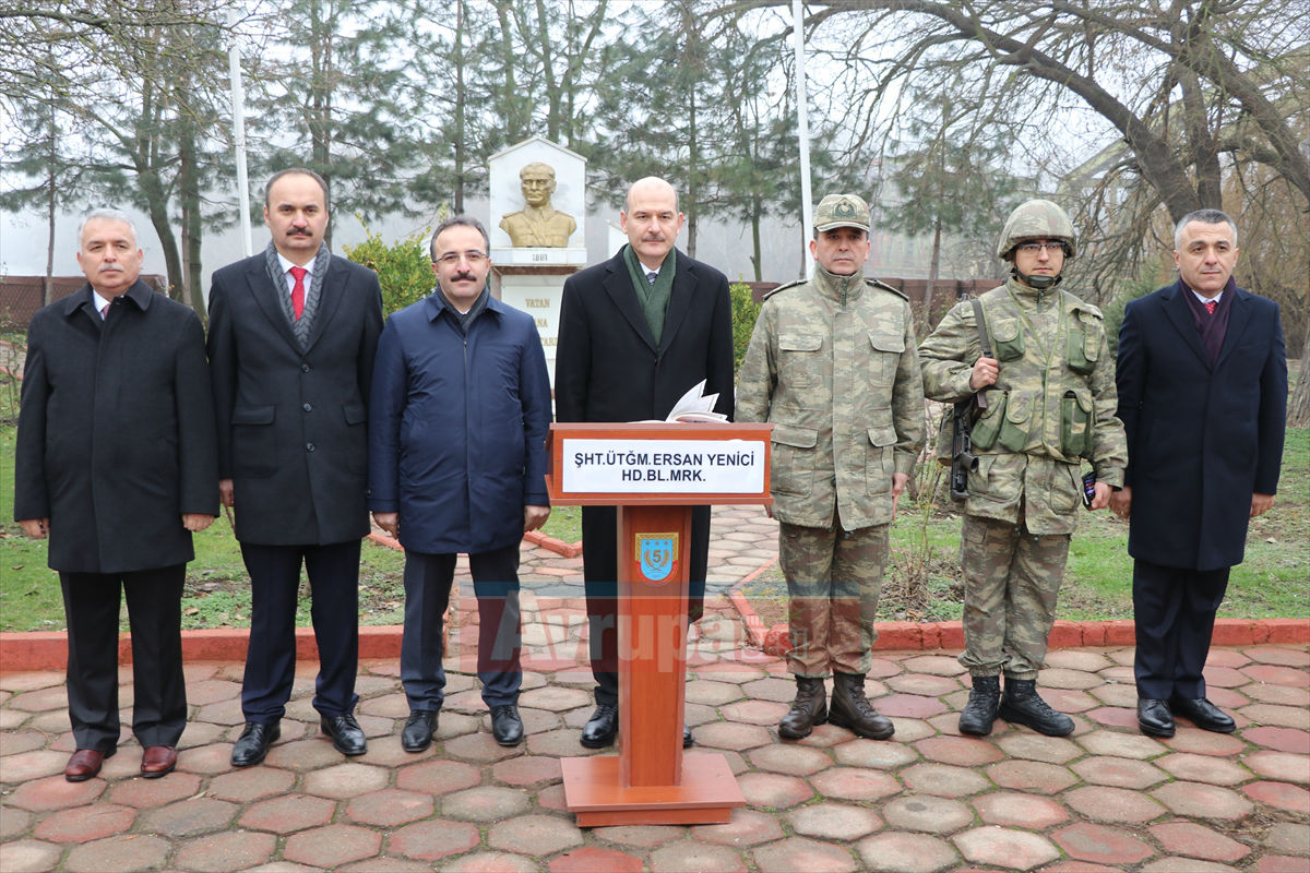 İçişleri Bakanı Soylu'dan hudut birliklerine ziyaret 