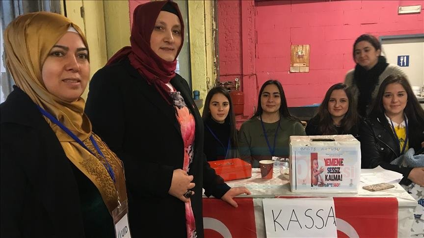 Belçika'daki Türk kadınlardan Yemen'e yardım kampanyası