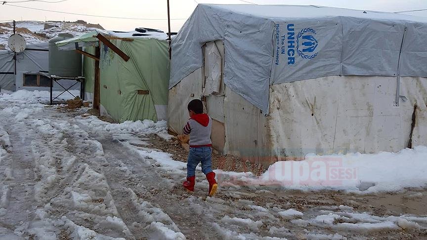 Katar'dan Arsal'daki Suriyeli mültecilere yardım