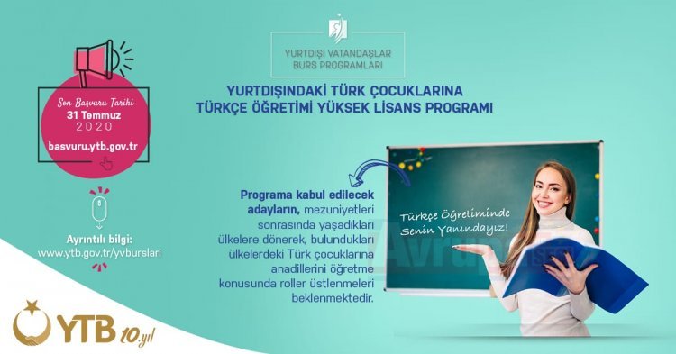 YTB’den yurt dışındaki vatandaşlara burs programlarını ilan etti