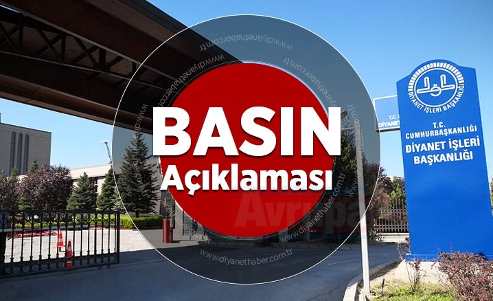 Diyanet İşleri Başkanlığı’ndan Charlie Hebdo Dergisi’ne tepki