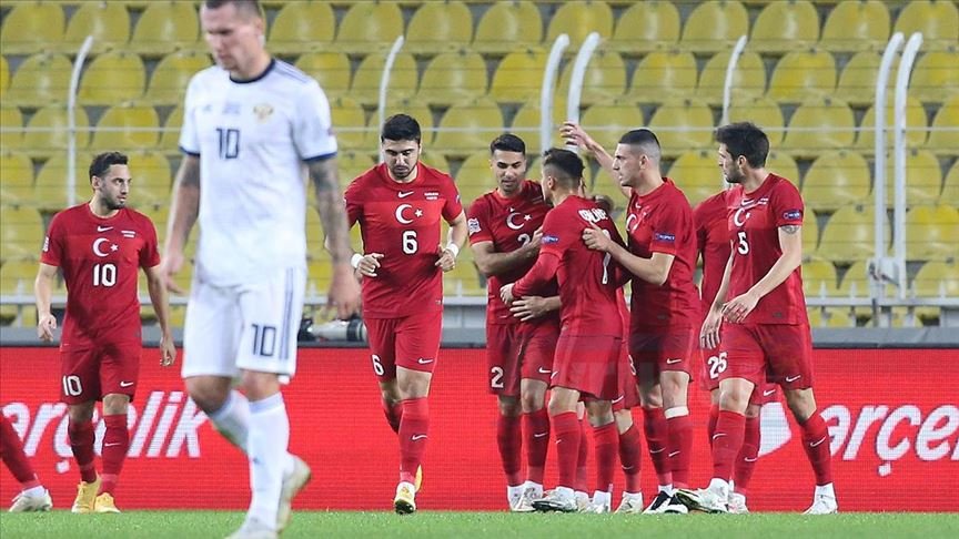 Türkiye, UEFA Uluslar Ligi'ndeki beşinci maçında Rusya karşısında kazandı