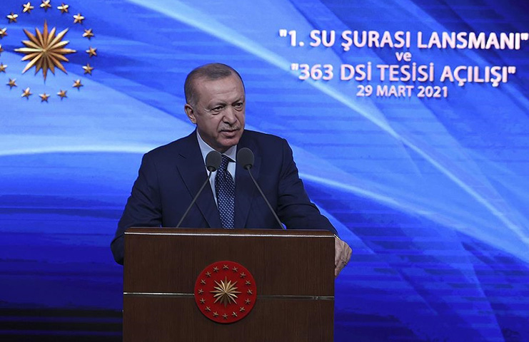 Erdoğan: Su konusunda Cumhuriyet tarihinin en yüksek yatırımı