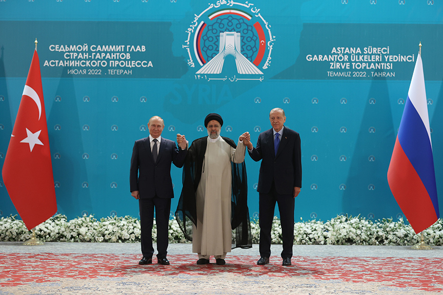 Tahran'da Türkiye-İran-Rusya Üçlü Zirvesi gerçekleştirildi
