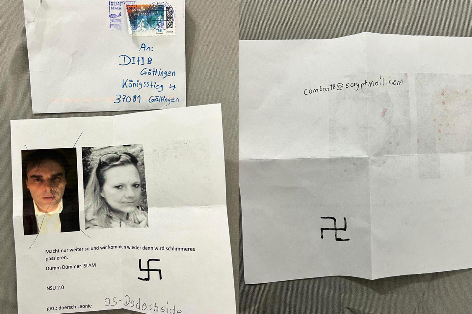 DİTİB Göttingen Camii’ne ırkçı tehdit mektubu gönderildi