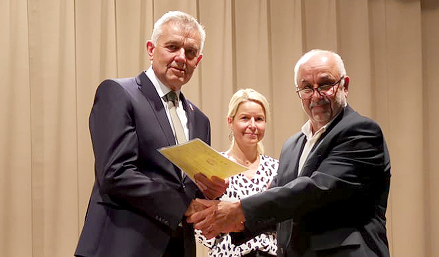 Moosburg Belediyesi, gönüllü DİTİB yöneticilerini ödüllendirdi