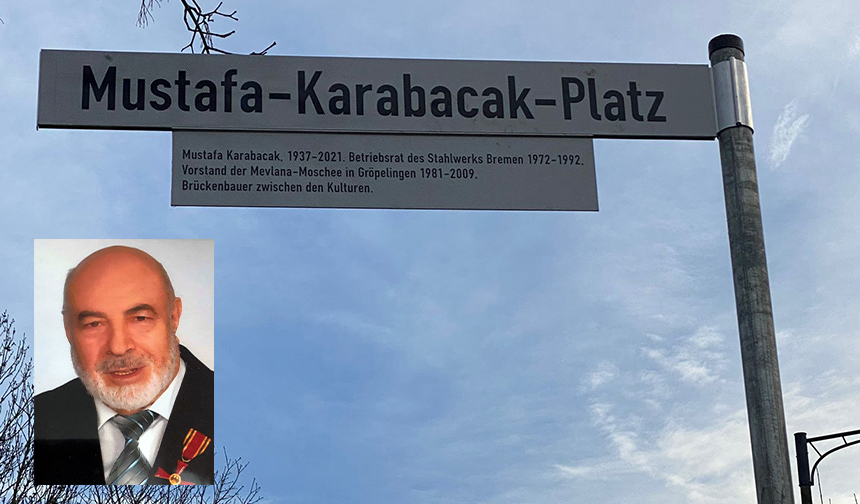 DİTİB ve Gröpelingen'de tarihi an: Mustafa Karabacak Platz Açıldı
