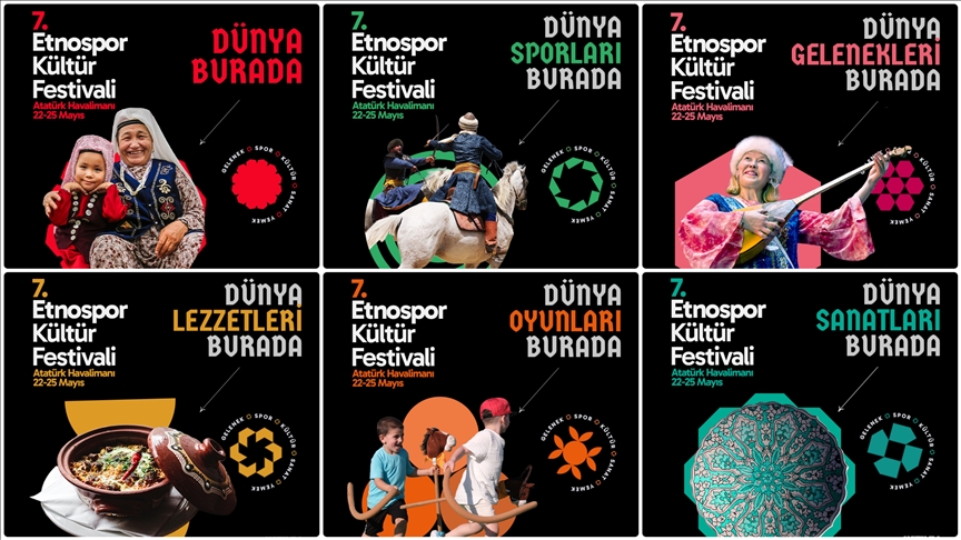 Atatürk Havalimanı, 22-25 Mayıs’ta Etnospor Festivali’ne ev sahipliği yapacak