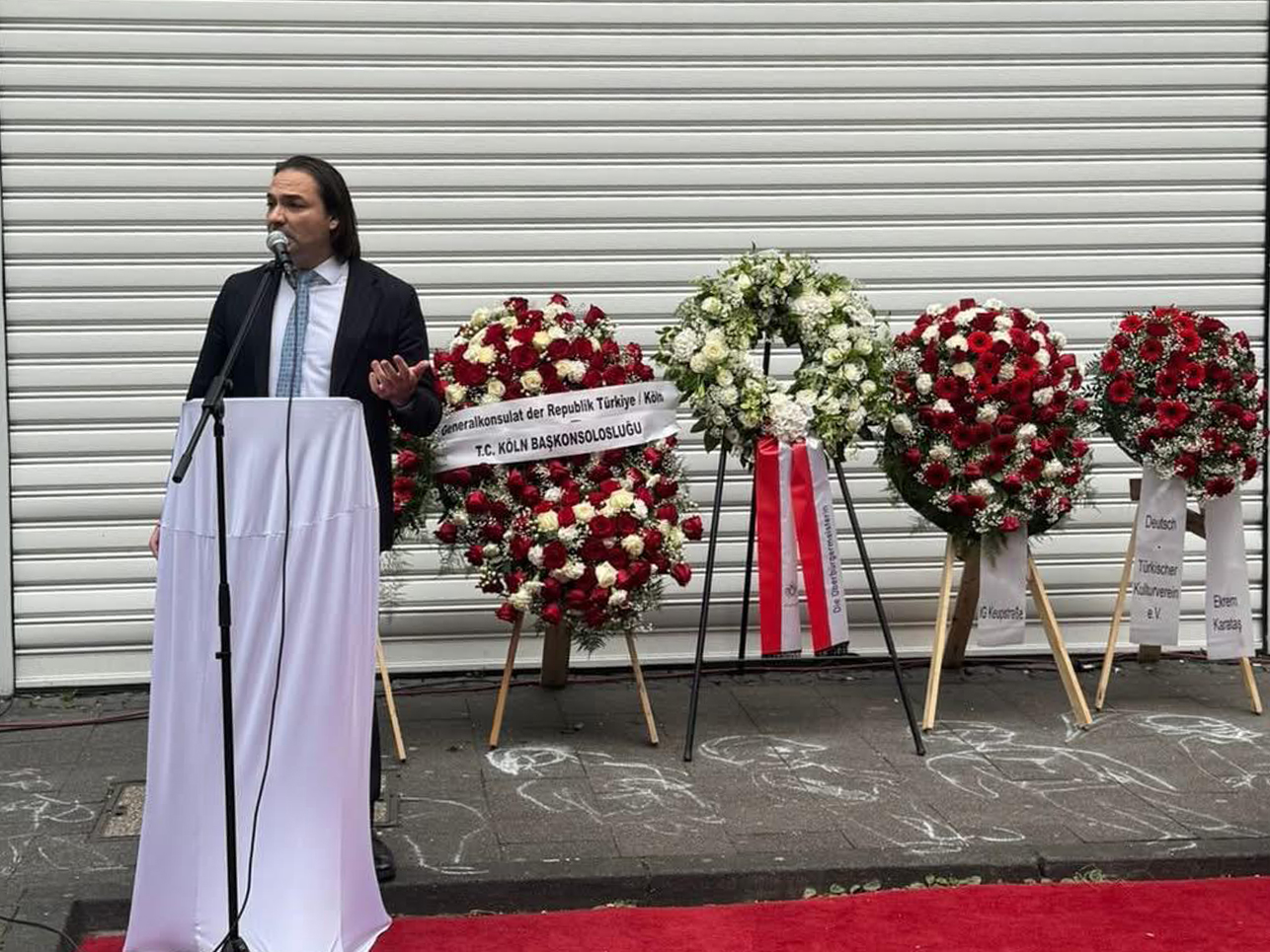 NSU'nun bombalı baldırısının 21. yıldönümü anma töreni