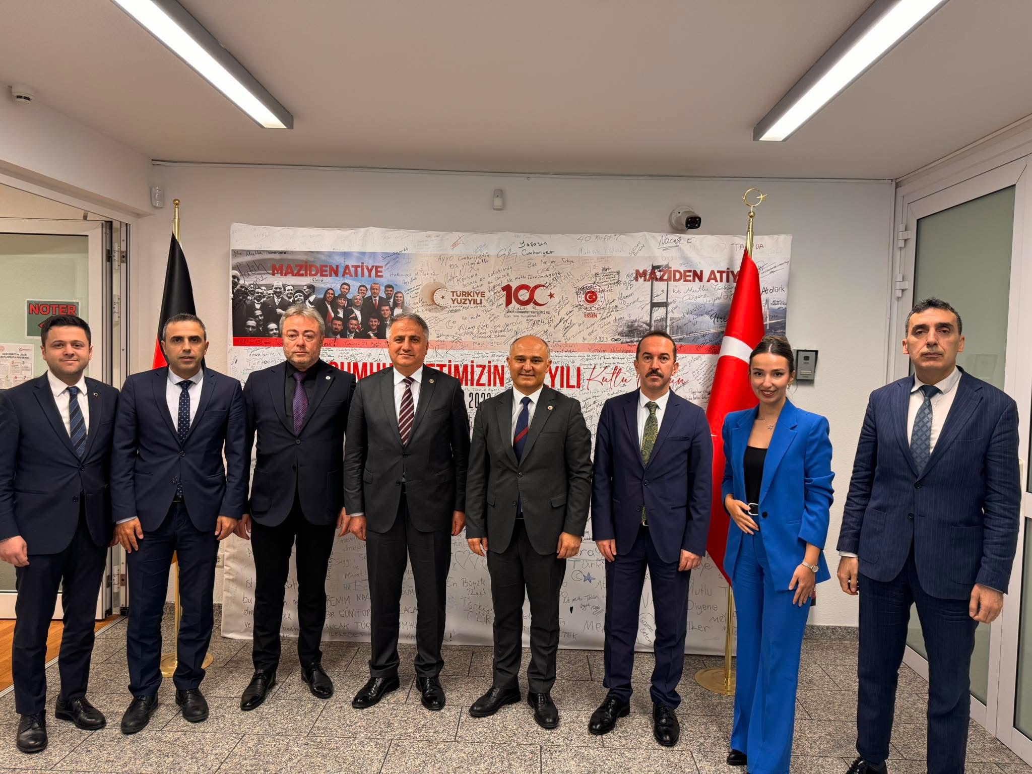 Zonguldak Milletvekili Saffet Bozkurt’tan Essen Başkonsolosluğu’na nezaket ziyareti