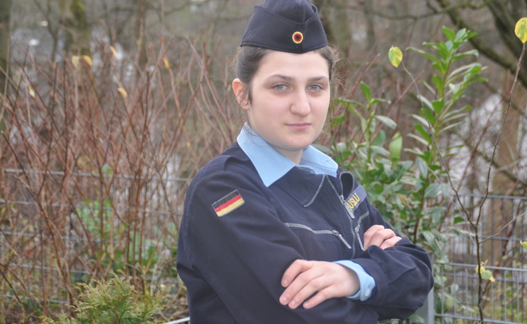 Alman ordusunda Bahriyeli bir Türk kızı