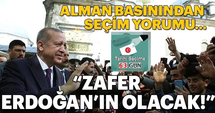 Almanlar böyle gördü: Zafer Erdoğan'ın!