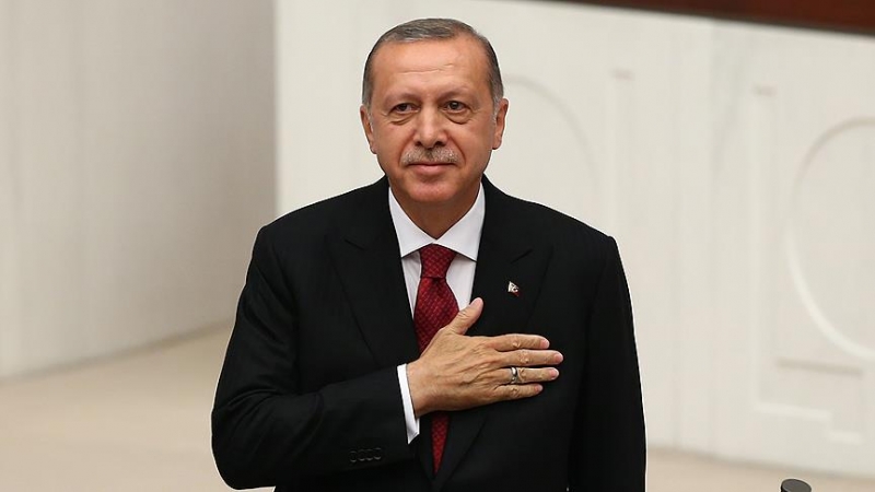 Cumhurbaşkanı Erdoğan TBMM'de yemin etti!