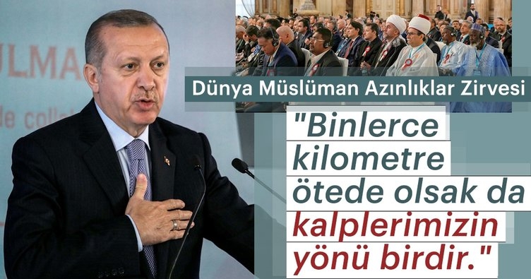 Cumhurbaşkanı Erdoğan'dan birlik mesajları
