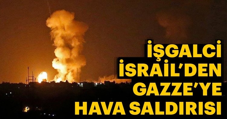 İşgalci İsrail Gazze şeridini bombalamaya başladı