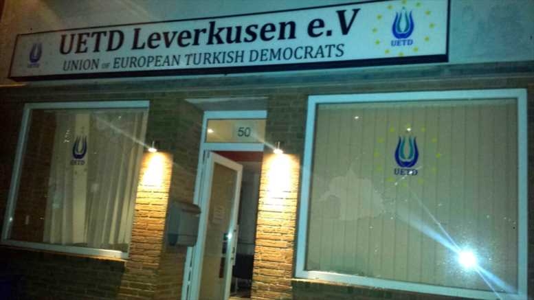 Leverkusen UETD Şubesine saldırı