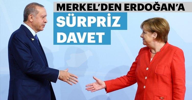 Merkel'den Erdoğan'a davet