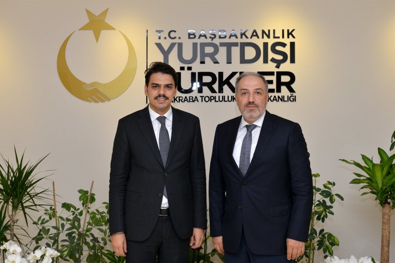 Mustafa Yeneroğlu YTB Başkanı Abdullah Eren’i ziyaret etti