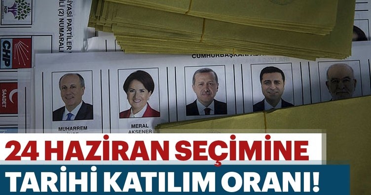 Rekor katılım oranı